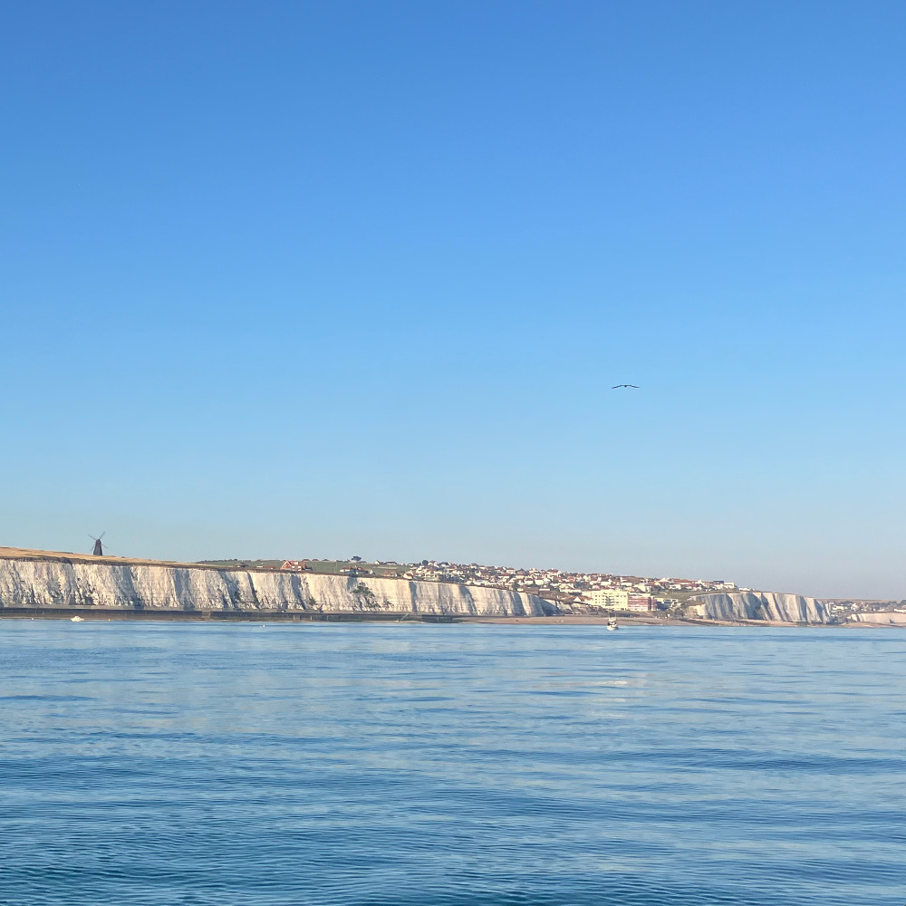 Rottingdean windmill and coastline